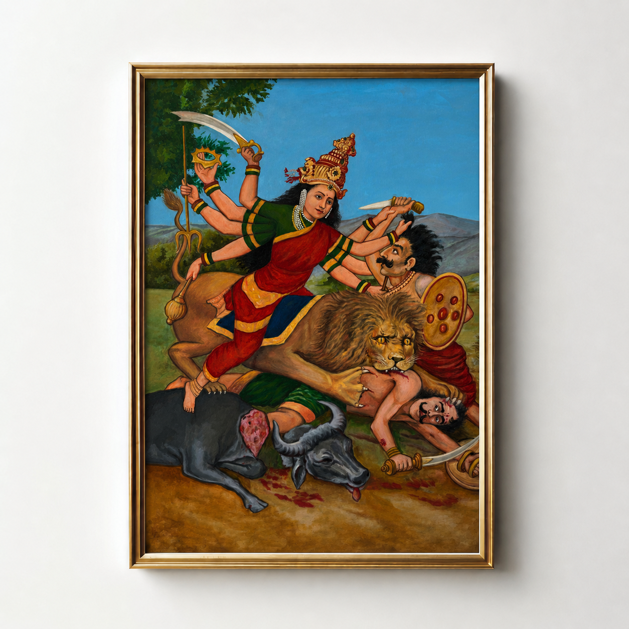 Ashtabhuja Devi- Raja Ravi Varma