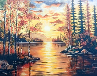 Sunset At The Lake