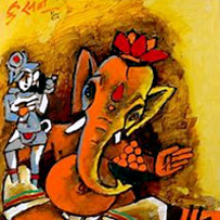 M F Hussain